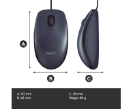LOGITECH M100 BLACK 910-001604 - 659868 - zdjęcie 9